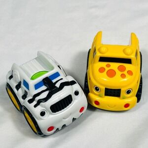 Fisher-Price Lil Zoomers Zebra and Giraffe Animal Trucks Replacement‎ Set of 2